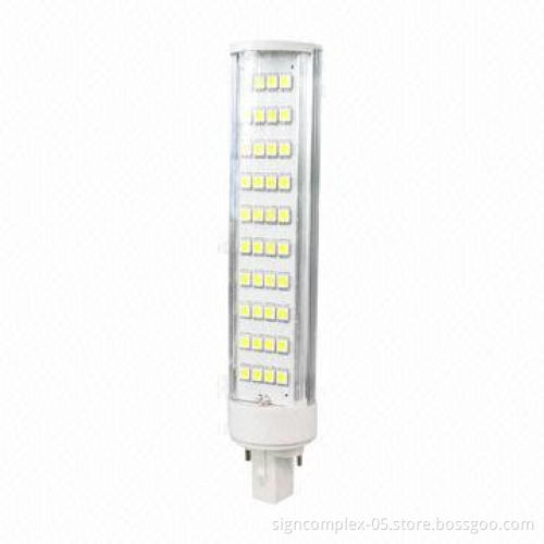 G24 LED Bulb with High-purity Aluminum-alloy Housing, 6063 Extrusion Molding